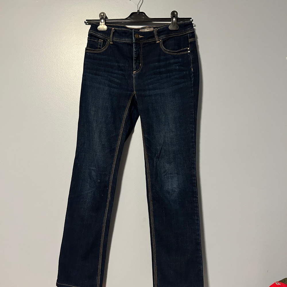 Chico's Dark Indigo Straight Leg Jeans